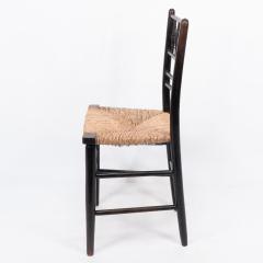  Morris Co Morris Co Phillip Webb Attri Aesthetic Movement rush seat Sussex side chair - 4192216