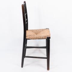  Morris Co Morris Co Phillip Webb Attri Aesthetic Movement rush seat Sussex side chair - 4192217