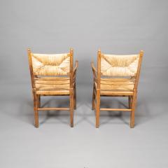  Morris Co Philip Webb attributed Morris Co A Scarce Pair of Beech Sussex Armchairs - 4192224