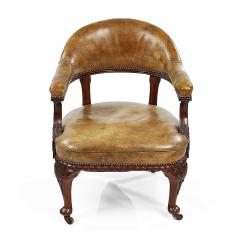  Morrison Co 3097 Pair of 19th Century Mahogany Desk Chairs by Morrison Co of Edinburgh - 2478299