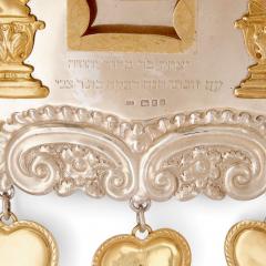  Moses Salkind Co A silver gilt Judaica Torah Breastplate or Shield by Moses Salkind Co  - 3411367