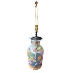  Mottahedeh Mottahedeh Chinese Pottery Tobacco Leaf Table Lamp - 4264824