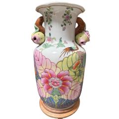  Mottahedeh Mottahedeh Chinese Pottery Tobacco Leaf Table Lamp - 4264825