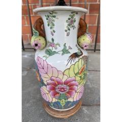  Mottahedeh Mottahedeh Chinese Pottery Tobacco Leaf Table Lamp - 4264826