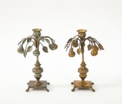  Mottahedeh Mottahedeh Silver Pear Tree Candlesticks - 2614582