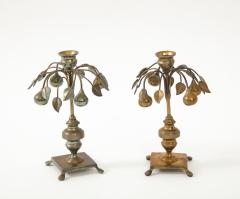  Mottahedeh Mottahedeh Silver Pear Tree Candlesticks - 2614583