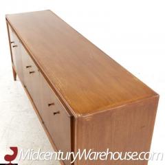  Mount Airy Furniture Company Mount Airy Facade Mid Century Walnut and Brass Credenza - 3504177