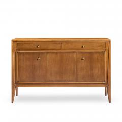  Mount Airy Furniture Company Mount Airy Facade Mid Century Walnut and Brass Credenza - 4527429