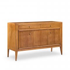  Mount Airy Furniture Company Mount Airy Facade Mid Century Walnut and Brass Credenza - 4527469