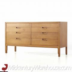  Mount Airy Furniture Company Mount Airy Janus Mid Century Walnut 8 Drawer Dresser - 3688286