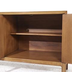  Mount Airy Furniture Company Mount Airy Janus Mid Century Walnut Credenza and Hutch - 3884384