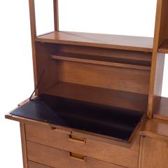  Mount Airy Furniture Company Mount Airy Janus Mid Century Walnut Credenza and Hutch - 4234242