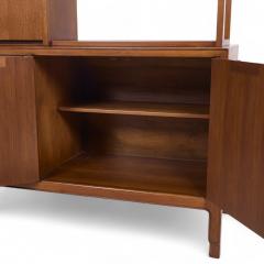 Mount Airy Furniture Company Mount Airy Janus Mid Century Walnut Credenza and Hutch - 4234247