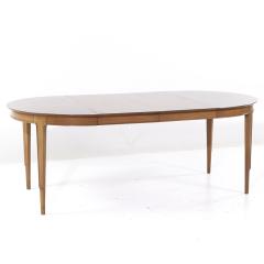  Mount Airy Furniture Company Mount Airy Janus Mid Century Walnut Expanding Dining Table with 2 Leaves - 3901289