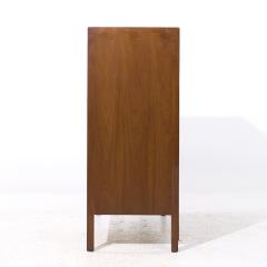  Mount Airy Furniture Company Mount Airy Janus Mid Century Walnut Gentlemans Chest Highboy Dresser - 4108149