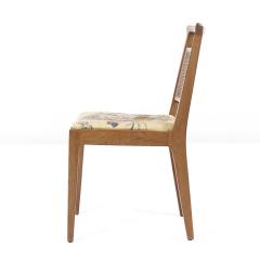  Mount Airy Furniture Company Mount Airy Janus Mid Century Walnut and Cane Dining Chairs Set of 4 - 3908888