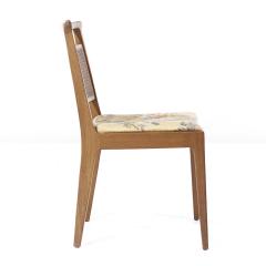  Mount Airy Furniture Company Mount Airy Janus Mid Century Walnut and Cane Dining Chairs Set of 4 - 3908889