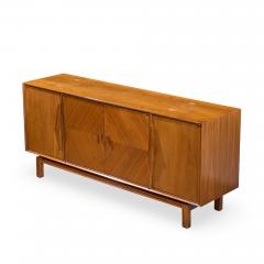  Mount Airy Furniture Company Mount Airy Style Mid Century Walnut Harlequin Credenza - 4512982