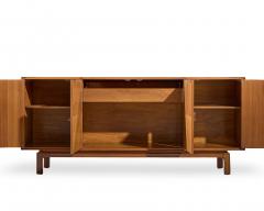  Mount Airy Furniture Company Mount Airy Style Mid Century Walnut Harlequin Credenza - 4512985