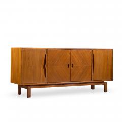  Mount Airy Furniture Company Mount Airy Style Mid Century Walnut Harlequin Credenza - 4513068