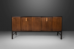  Mount Airy Furniture Company Topaz Ebonized Contoured Walnut Credenza Cabinet by Mt Airy for John Stuart - 2563649