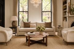  Moveis Fatima Brazilian Modern Coffee Table in Rosewood Pink Granite F tima - 4621565