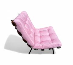  Moveis Pallar Brazilian Modern Wood Slat Metal Frame Armchair Moveis Pallar 1950s - 4417109