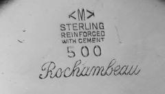  Mueck Carey Pair of Mueck Carey Rochambeau 3 Light Sterling Silver Candelabra - 3772033