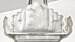  Muller Fres Luneville French Art Deco Chandelier signed by Muller Ferers Luneville - 3941830