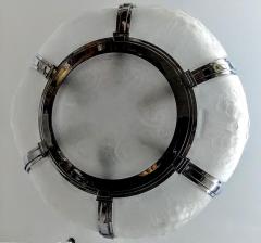  Muller Fres Luneville French Art Deco Pendant Chandelier Signed by Muller Freres Luneville - 3941640