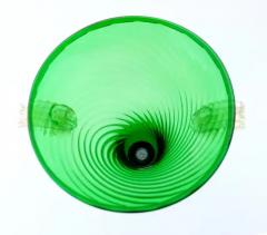  Murano 5 Gabbiani Venezia Glass Urn Vase with Gold Infused Handles Italy - 3545197