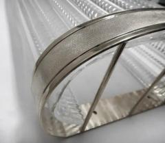  Murano 5 Overscale Laudarte Srl Italy Murano Glass Sconces with Nickel Finish Pair - 3516512