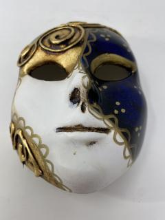  Murano Ceramic Venetian Decorative Mask - 2572481