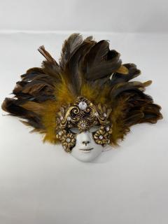  Murano Ceramic Venetian Mask - 2572485