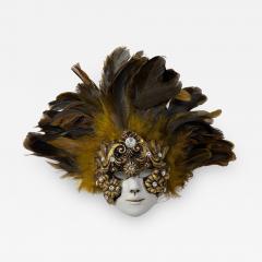  Murano Ceramic Venetian Mask - 2574206