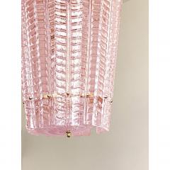  Murano Contemporary Pink Murano Glass Lantern - 3520060