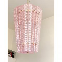  Murano Contemporary Pink Murano Glass Lantern - 3520062