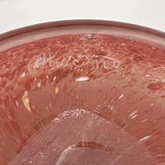  Murano Glass 2000 Italian Dark Purple Murano Art Glass Artichoke Flower Plant in Red Pink Pot - 3345951