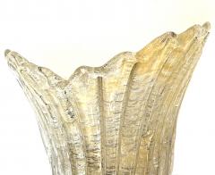  Murano Glass A Shapely Pair of Vintage Murano Glass 2 light Sconces - 3493581