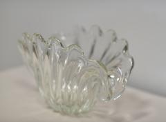  Murano Glass Hand Sculpted Shell Shape MURANO Glass Bowl - 3126972