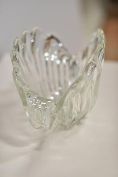  Murano Glass Hand Sculpted Shell Shape MURANO Glass Bowl - 3126974