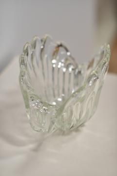  Murano Glass Hand Sculpted Shell Shape MURANO Glass Bowl - 3126977