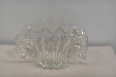 Murano Glass Hand Sculpted Shell Shape MURANO Glass Bowl - 3126979