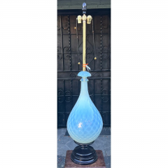  Murano Glass Huge Marbro Murano Opalescent Glass Table Lamp - 2936249