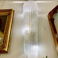 Murano Glass Large Frozen Murano Sconces - 3818867