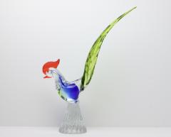  Murano Glass Murano Art Glass Sculpture of a Pheasant Italy 1960 - 3873212