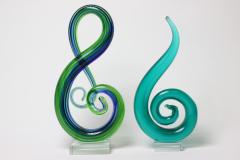  Murano Glass Murano Art Glass Sculptures 1980 Italy - 2811258