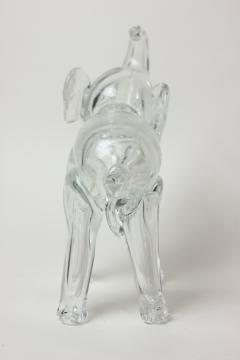  Murano Glass Murano Blown Glass Elephant Clear Art Glass Sculpture 1970 Italy - 2704317