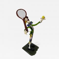  Murano Glass Murano Glass Clown Tennis Player - 2602406