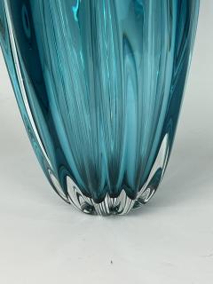  Murano Glass Murano Mid Century Acqua Glass Vase - 3480225